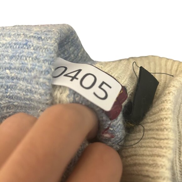 Harrington Square Silk & Angora Patchwork Sweater M - Picture 7 of 7